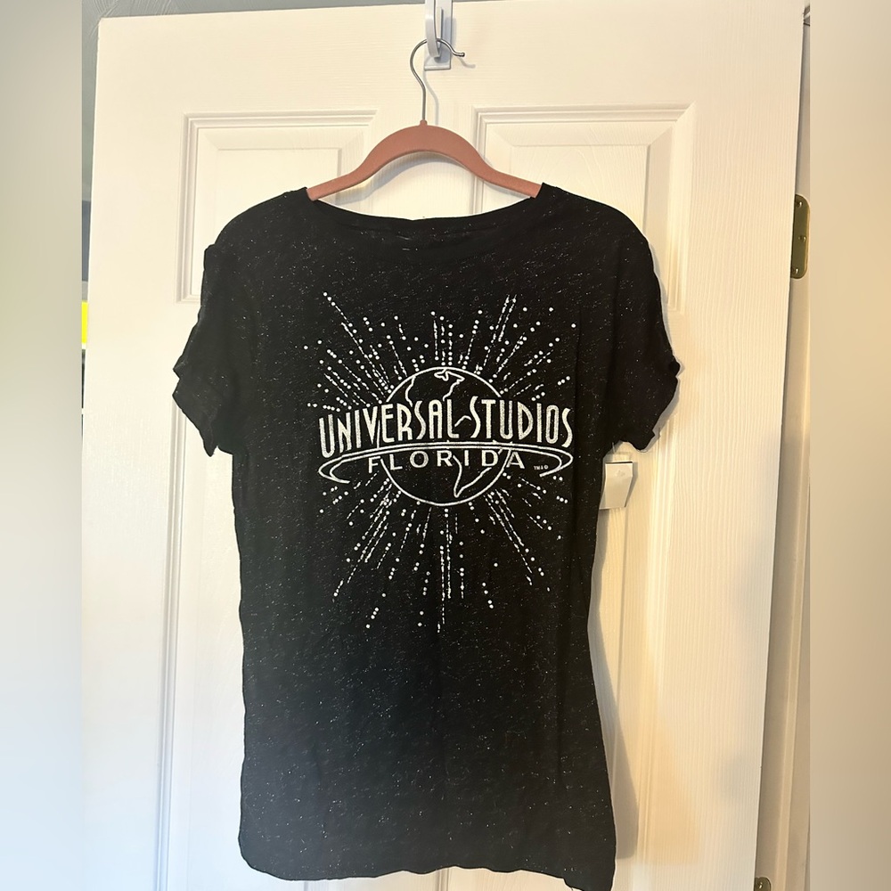 Universal Studios Black Sparkle Tee